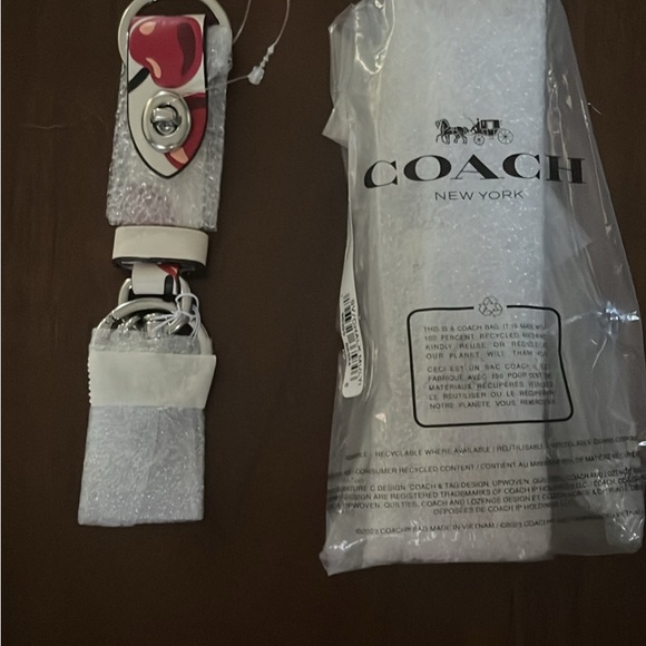 Coach Cherry Keychain - Picture 2 of 3